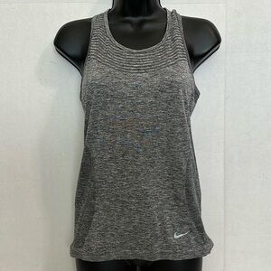 Nike racerback heather gray small